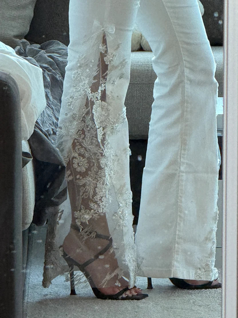 Custom Lace Jeans
