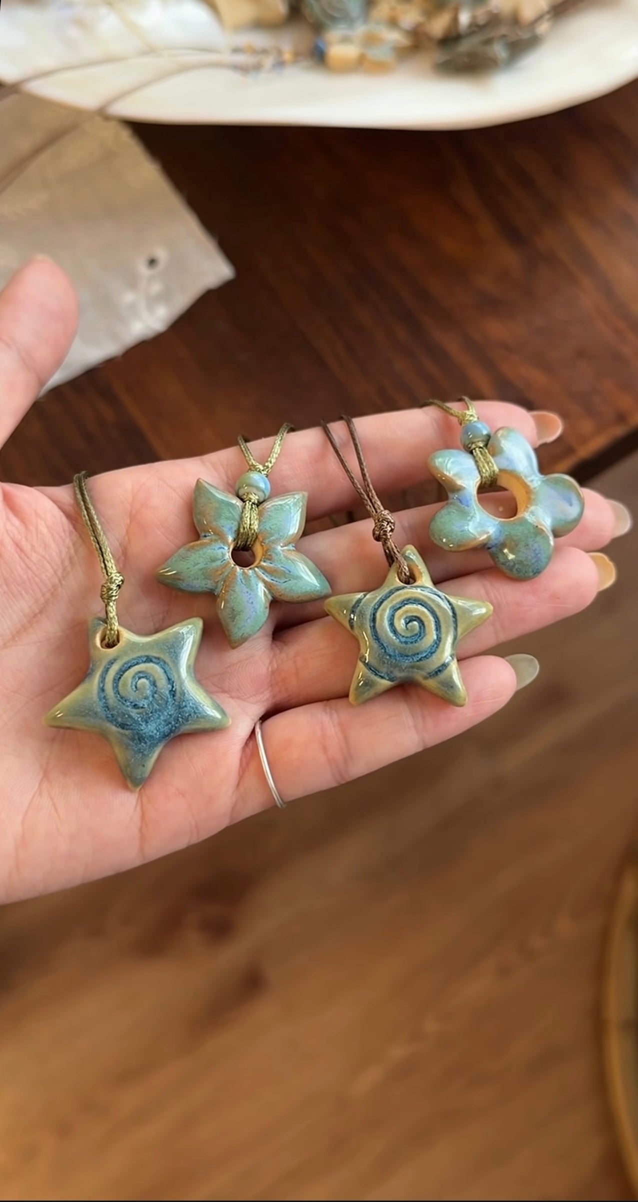Ceramic Necklace Charm