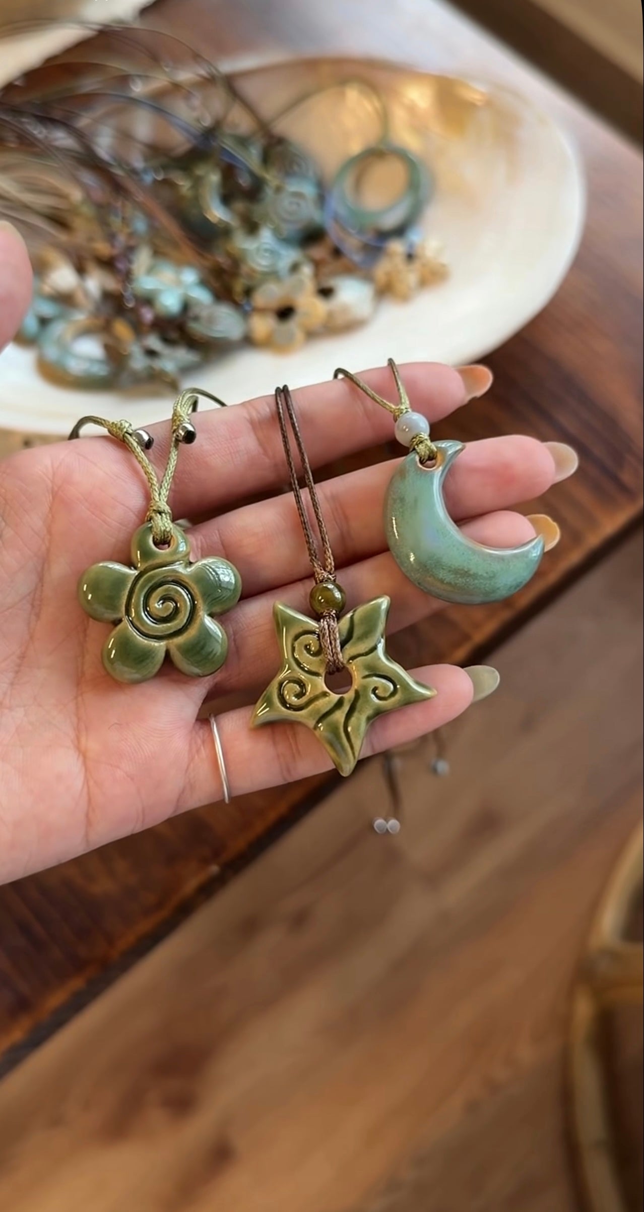 Ceramic Necklace Charm