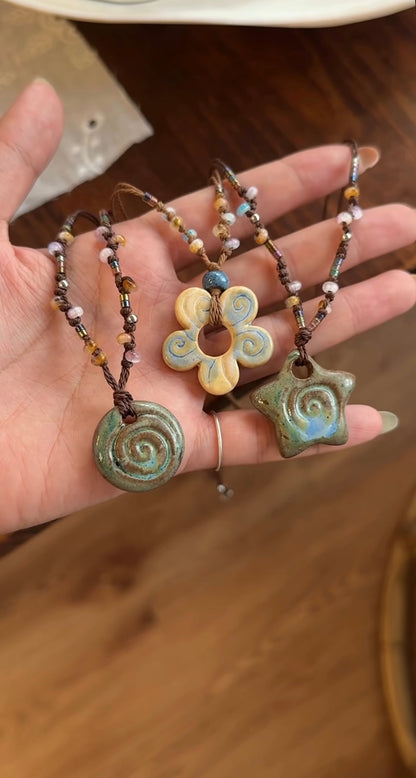 Ceramic Necklace Charm