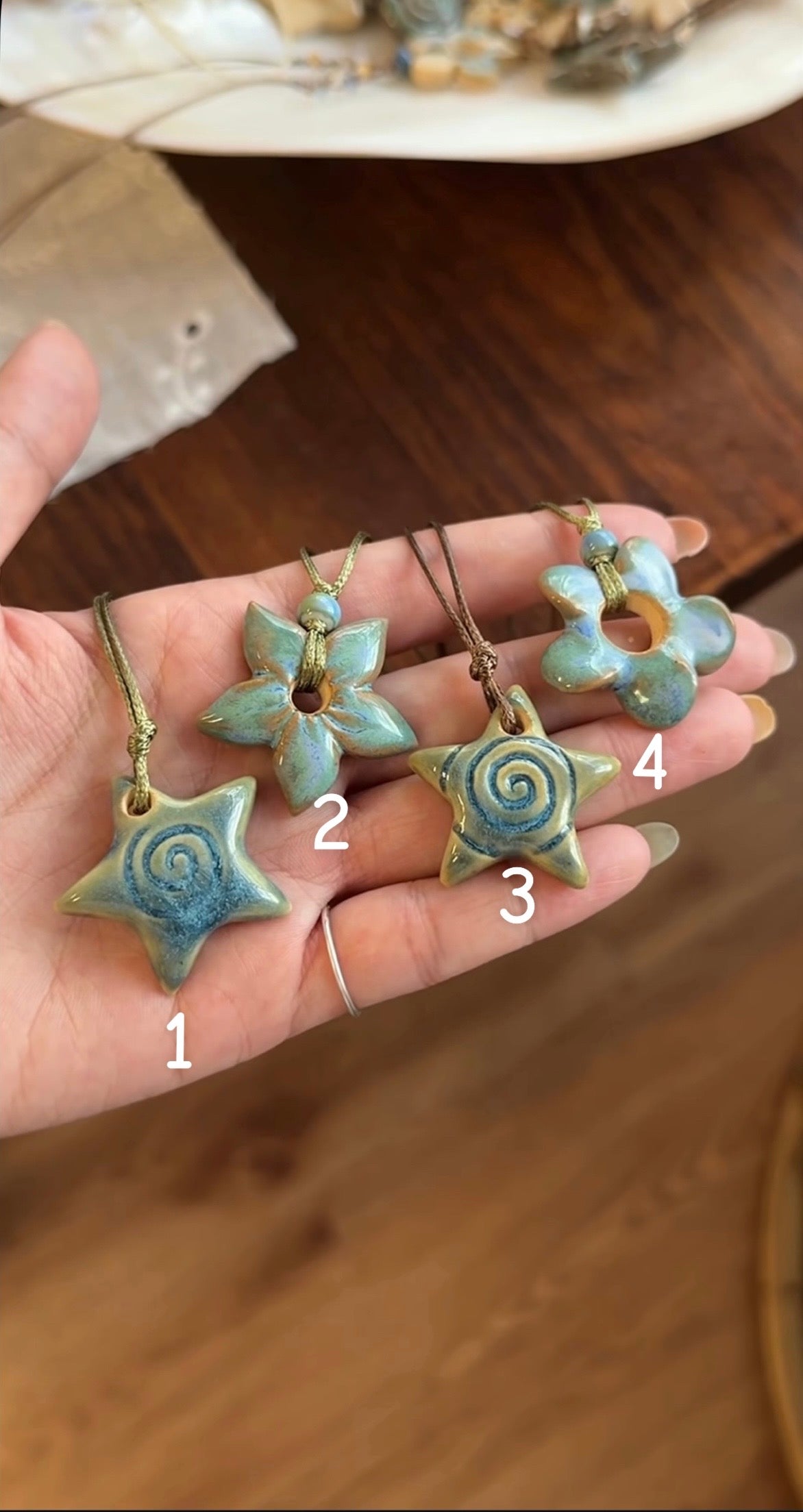 Ceramic Necklace Charm
