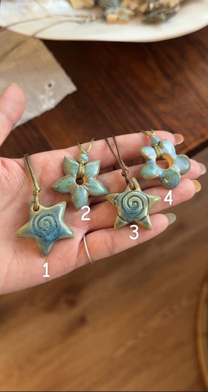 Ceramic Necklace Charm