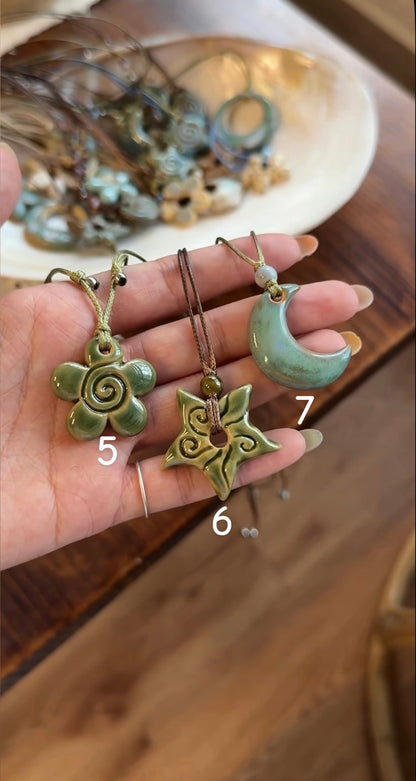 Ceramic Necklace Charm