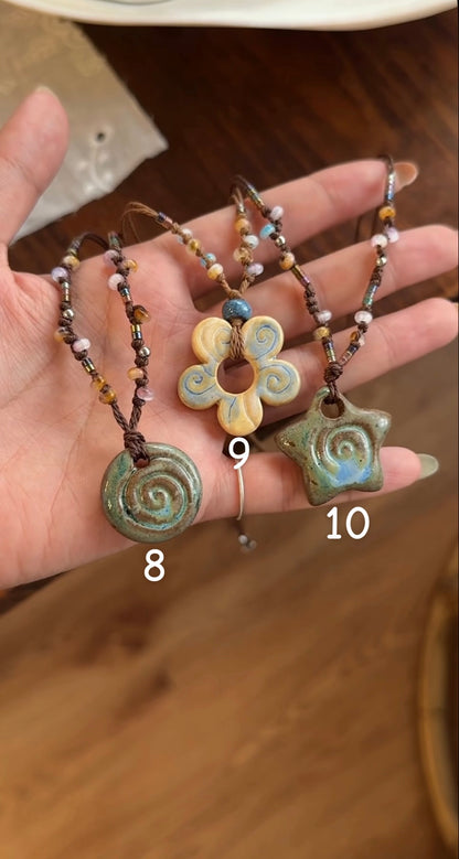Ceramic Necklace Charm