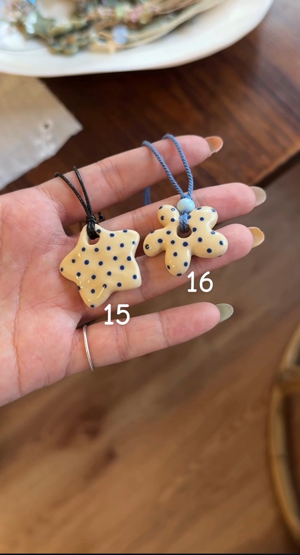 Ceramic Necklace Charm
