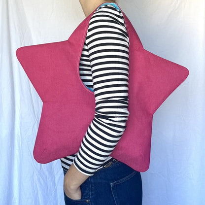 Rose Fuchsia Denim